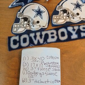 Cowboys Themed Cotton and Fleece Art Set